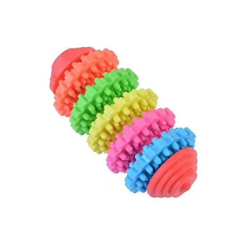 (Selection) Funtails Rainbow Gear Shape Teeth Cleaning Toy