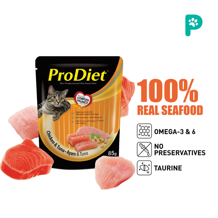 ProDiet 85G Wet Cat Food (Chicken & Tuna)