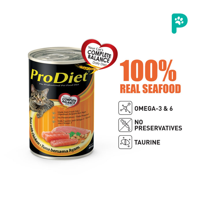 ProDiet 400G Wet Cat Food (Seafood Platter)