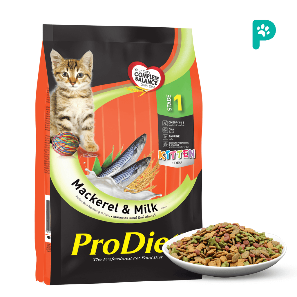 ProDiet 1.4KG Kitten Milky Mackerel Dry Food PetSupply.my