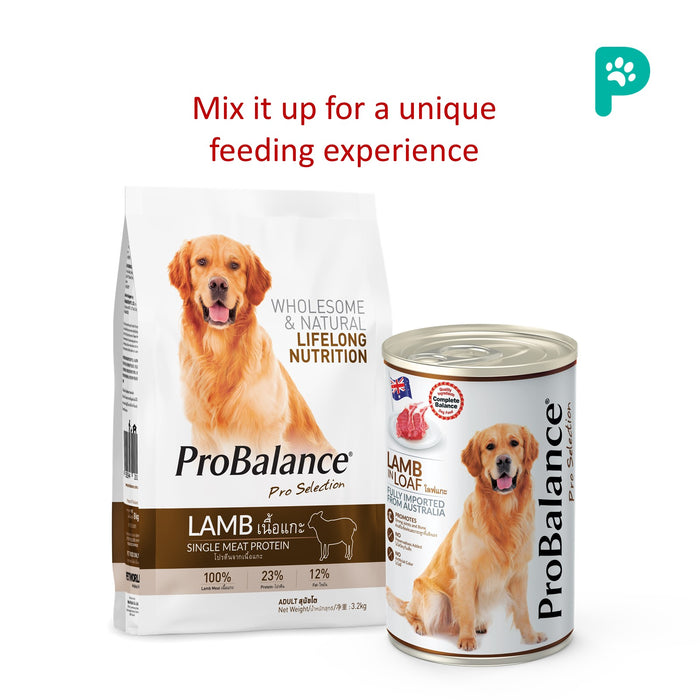 ProBalance Lamb 3.2KG Single Source Adult Dry Dog Food