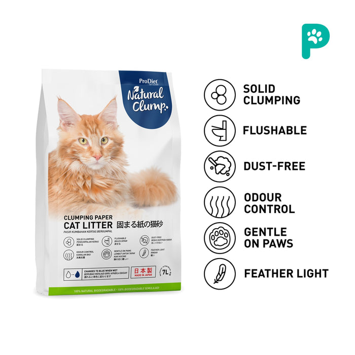 ProDiet Cat Paper Litter 7L (Natural Clump)