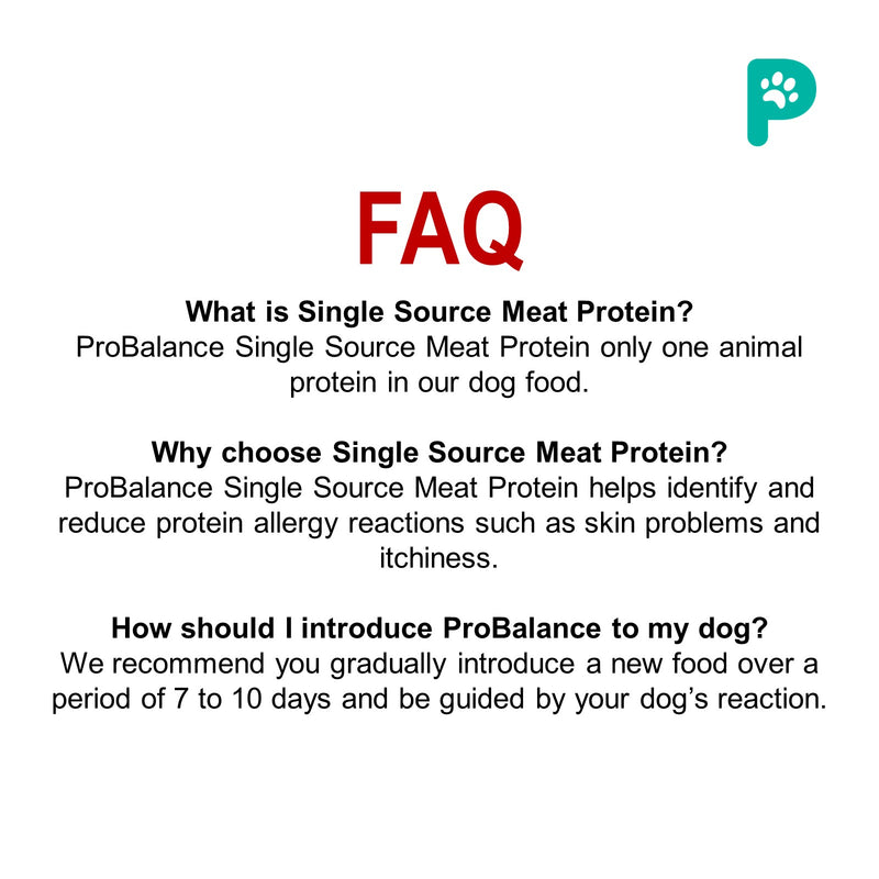 ProBalance Beef 3.2KG Single Source Adult Dry Dog Food