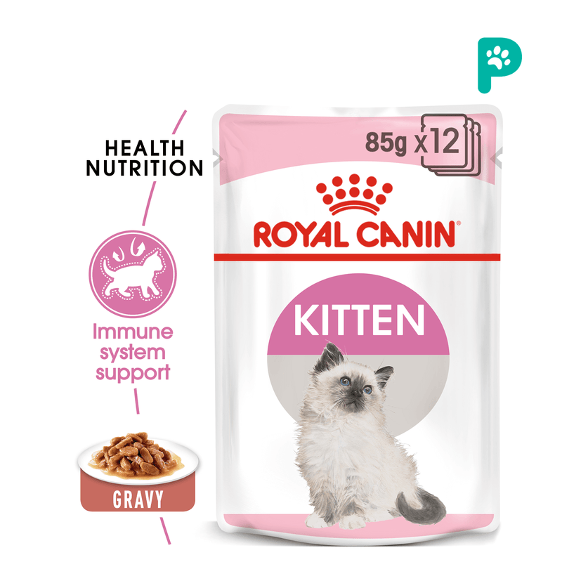 Royal Canin Kitten Pouch Wet Cat Food (12 Packs)