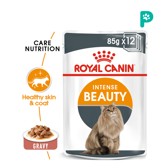Royal Canin Intense Beauty Pouch 12 Packs (1.02kg)