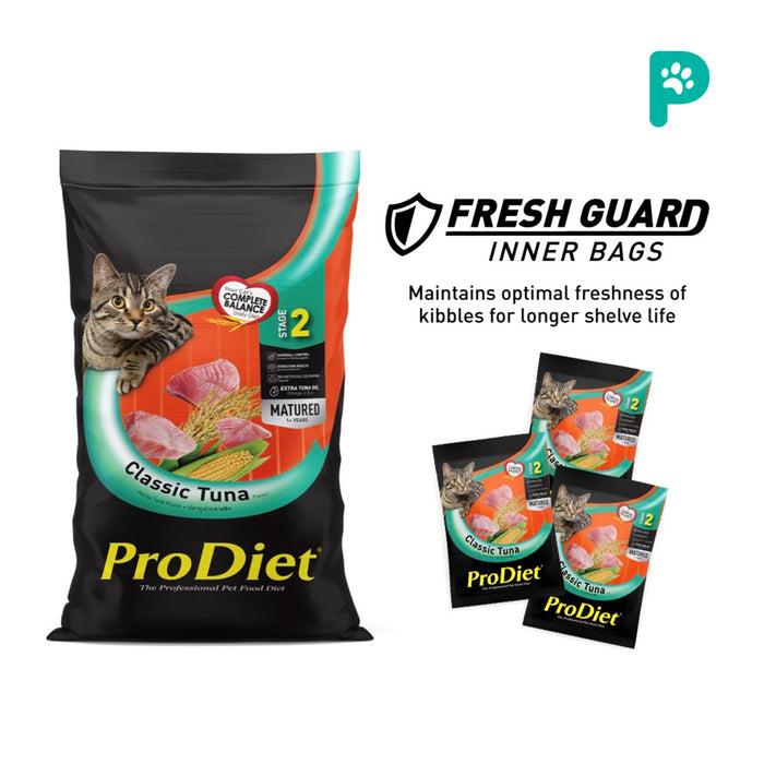 [FREE500G] ProDiet 8KG Classic Tuna Dry Cat Food
