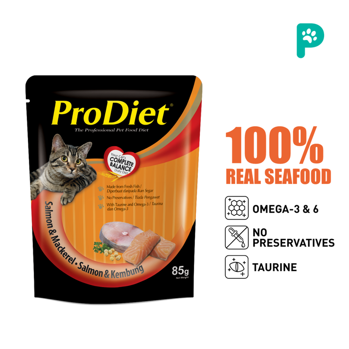 ProDiet 85G Wet Cat Food (Salmon & Mackerel)