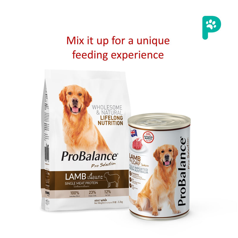 ProBalance 8KG Single Source Adult Dry Dog Food [Lamb]