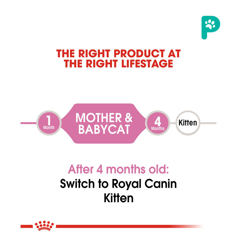 Royal Canin 2kg Mother & Baby Dry Cat Food (1 Pack)
