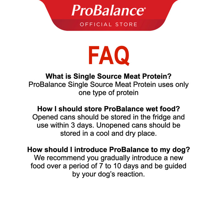 ProBalance Single Source Meat Dry Kibble Dog Food for Small Breed - Lamb (1.5kg)