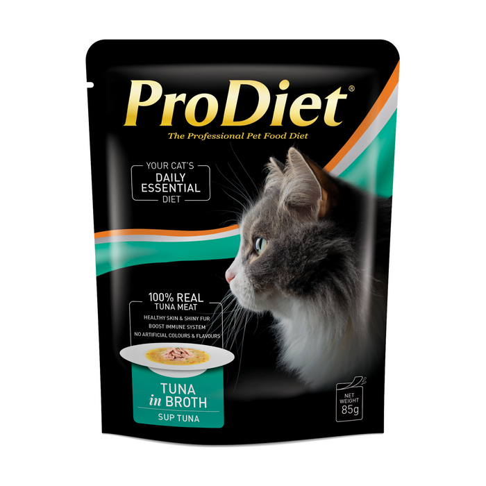 ProDiet 85G Tuna in Broth Wet Cat Food